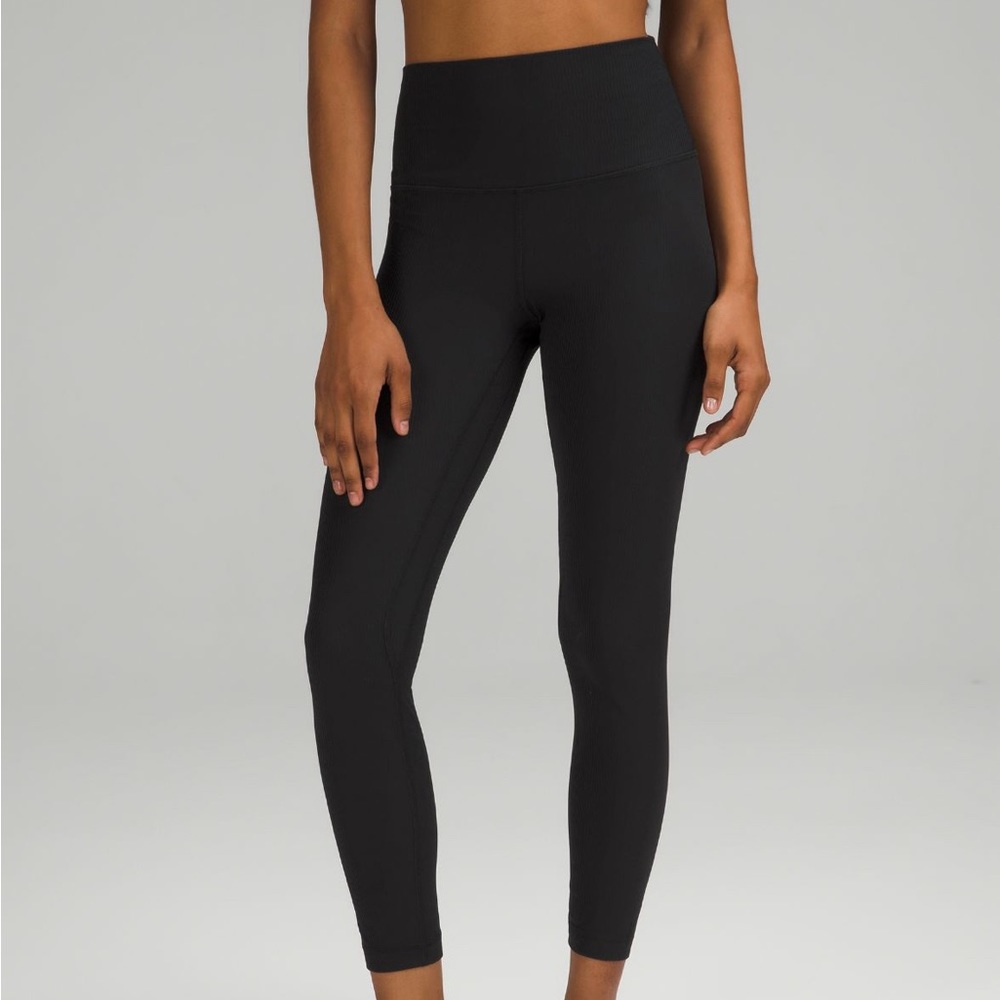 Lululemon Align Ribbed legging 25” - black - size 4